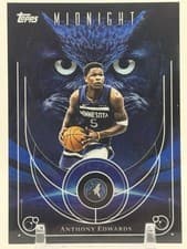 2025-26 Topps Midnight Night Owls Anthony Edwards #NO-3 card