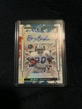 2025 Panini Impeccable Stars of the Hall Autographs Barry Sanders #3 card