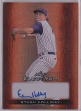 2024 Leaf Electrum Baseball Base Autograph Ethan Holliday #BA-EH1 card