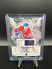 2024-25 Upper Deck Black Diamond Diamond Futures Autograph Parallel Lane Hutson #BDF-LH card