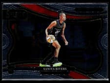 2025 Panini Select WNBA Select Future Saniya Rivers #9 card