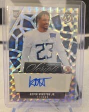 2025 Panini Mosaic Rookie Scripts Kevin Winston Jr. #RS-KWJ card