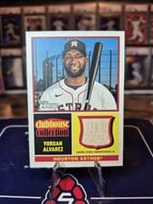 2025 Topps Heritage Clubhouse Collection Relics Yordan Alvarez #CCR-YA card