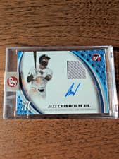 2025 Topps Pristine Pristine Pieces Autograph Relics Jazz Chisholm Jr. #PPAR-JCH card