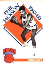 Phil Jackson 1990-91 Hoops Base Set card