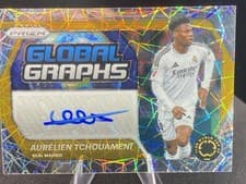 2025 Panini Prizm FIFA Club World Cup Global Graphs Aurelien Tchouameni #GG-AT card