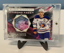 2025-26 Upper Deck Black Diamond Diamond Facet Connor McDavid #DF-CM card