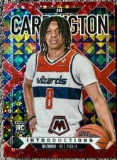 2024-25 Panini Mosaic Introductions Bub Carrington #15 card