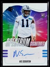 2025 Panini Absolute Spectrum Signatures Nic Scourton #SPS-NSN card