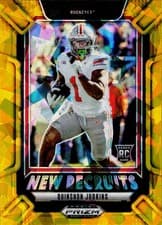 2025 Panini Prizm Draft Picks New Recruits Quinshon Judkins #19 card