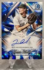 2025 Bowman Draft Sapphire Sapphire Selections Autographs Jamie Arnold #SSA-JA card