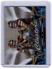 Jayden Daniels / Sam Hartman 2024 Topps Chrome Cosmic Star Clusters card