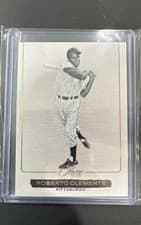 2025 Panini Three and Two Blank Slate Roberto Clemente #7 card