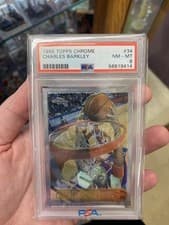 Charles Barkley 1996 Topps Chrome card