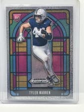 2025 Panini Prizm Draft Picks Stained Glass Tyler Warren #15 card