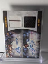 2025 Topps Major League Material Dual Autographs Series One Xander Bogaerts / Luis Arraez #MLMDA-BOA card