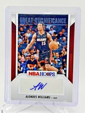 2024-25 Hoops Great SIGnificance Alondes Williams #GS-AWH card