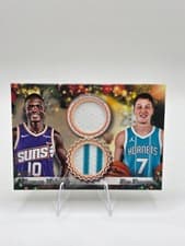 Kon Knueppel / Khaman Maluach 2025-26 Topps Holiday Dual Player Relics card
