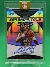 2025-26 Topps 3 Serendipitous Sigs Karl Malone #SS-KMA card