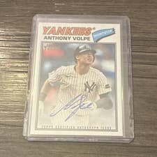 2026 Topps Heritage Real One Autographs Anthony Volpe #ROA-AV card