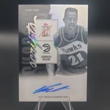 2025-26 Topps Signature Class Shadow Scripts Dominique Wilkins #SS-DW card