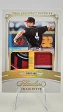 2024 Panini Flawless Dual Prospect Patches Chase Petty #DP-CP card