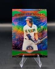 2026 Panini Stars & Stripes Prizm Fireworks Ethan Holliday #20 card