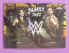2026 Topps Chrome WWE Family Tree AJ Lee #FAM-AC card