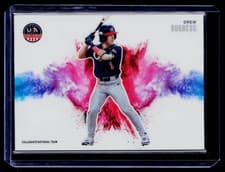 2026 Panini Stars & Stripes Prizm Color Blast Drew Burress #3 card