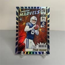 2025 Donruss Gridiron Marvels Tyler Warren #GM-TWN card