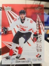 2024-25 Upper Deck Ice World Junior Championship Adam Fantilli #WJC-5 card
