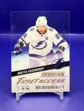 2024-25 Upper Deck Credentials Acetate Ticket Access Nikita Kucherov #TA-NK card