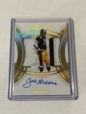 2025 Panini Flawless Dual Patch Autographs Joe Greene #21 card