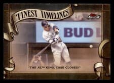 2025 Finest Timelines Aaron Judge #FT-11 card