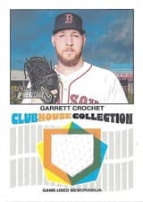 2026 Topps Heritage Clubhouse Collection Relics Garrett Crochet #CCR-GC card