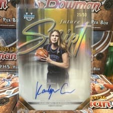 2025-26 Bowman Future Script Kaelyn Carroll #FS-KC card