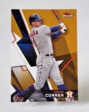 Carlos Correa 2018 Topps Finest card