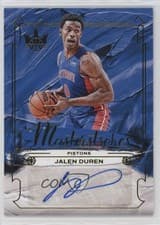 2024-25 Panini Court Kings Masterstrokes Autographs Jalen Duren #MS-DUR card