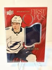 2024-25 Upper Deck Premier First Opus Rookie Jersey Emil Lilleberg #FO-EL card
