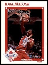 Karl Malone 1991-92 Hoops Base Set card