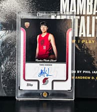 2025-26 Topps Rookie Photo Shoot Autographs Yang Hansen #RP-YH card