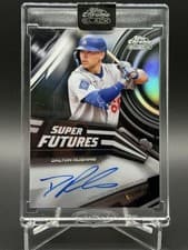 Dalton Rushing 2026 Topps Chrome Black Super Futures Autographs card