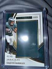 Saquon Barkley 2025 Panini Immaculate Immaculate Standard Jerseys card