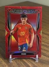 Pedri 2024 Panini Obsidian card