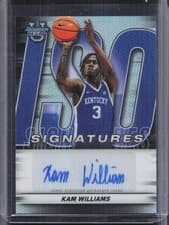 2025-26 Bowman University Best Iso Signatures Kam Williams #IS-KW card