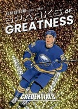 2025-26 Upper Deck Credentials Sparks of Greatness Noah Ostlund #SG-13 card