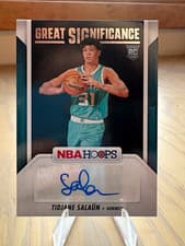2024-25 Hoops Great SIGnificance Tidjane Salaun #GS-TSH card