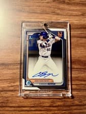 2024 Bowman Draft Chrome Prospect Autographs Carson Benge #CPA-CBG card