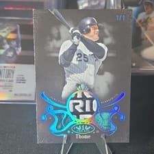 2026 Topps Tier One Shadow Relics Jim Thome #SR-JT card