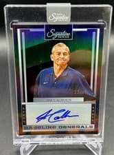 2025-26 Panini Signature Series Baseline Generals Jim Calhoun #10 card